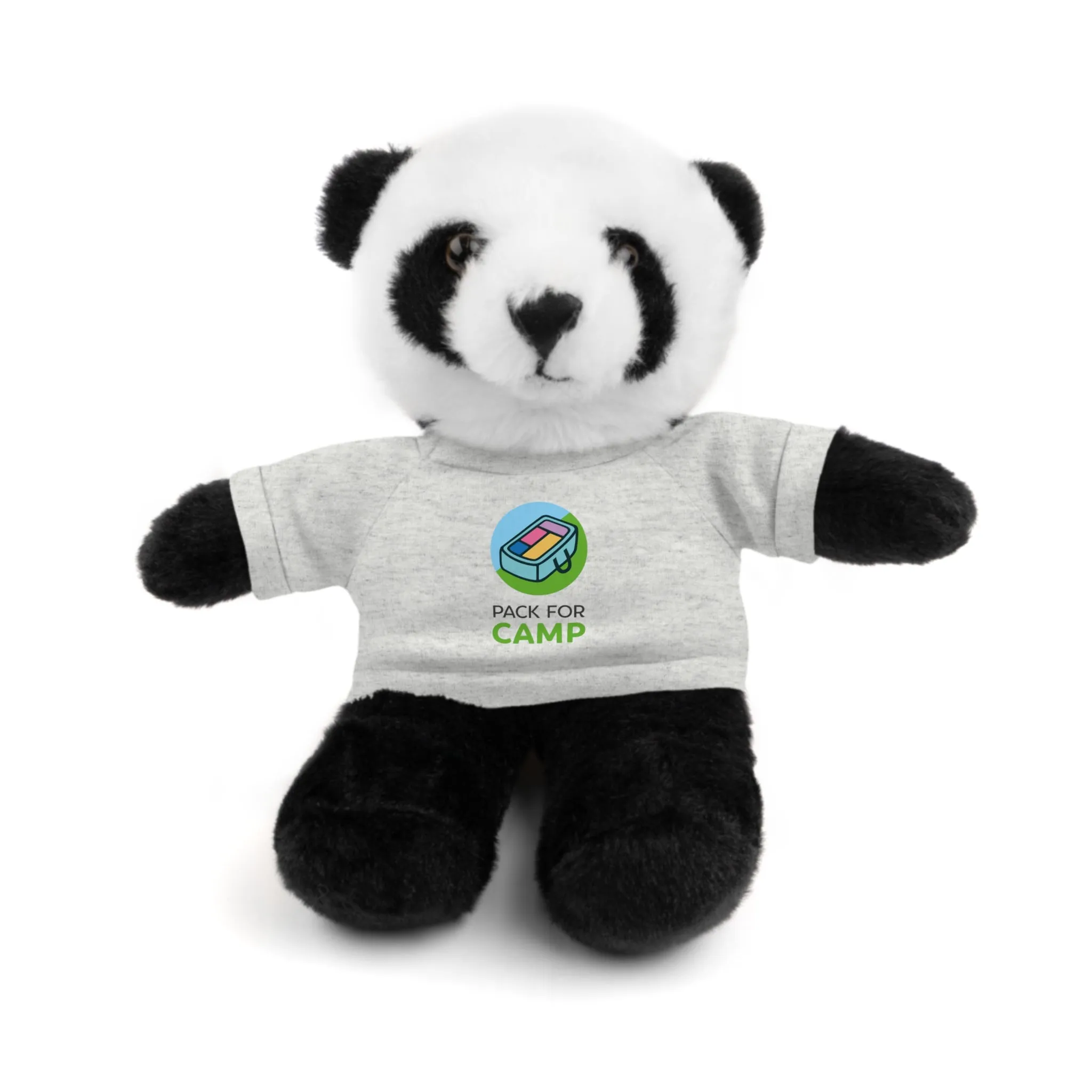 Stuffed Panda with Logo Tee