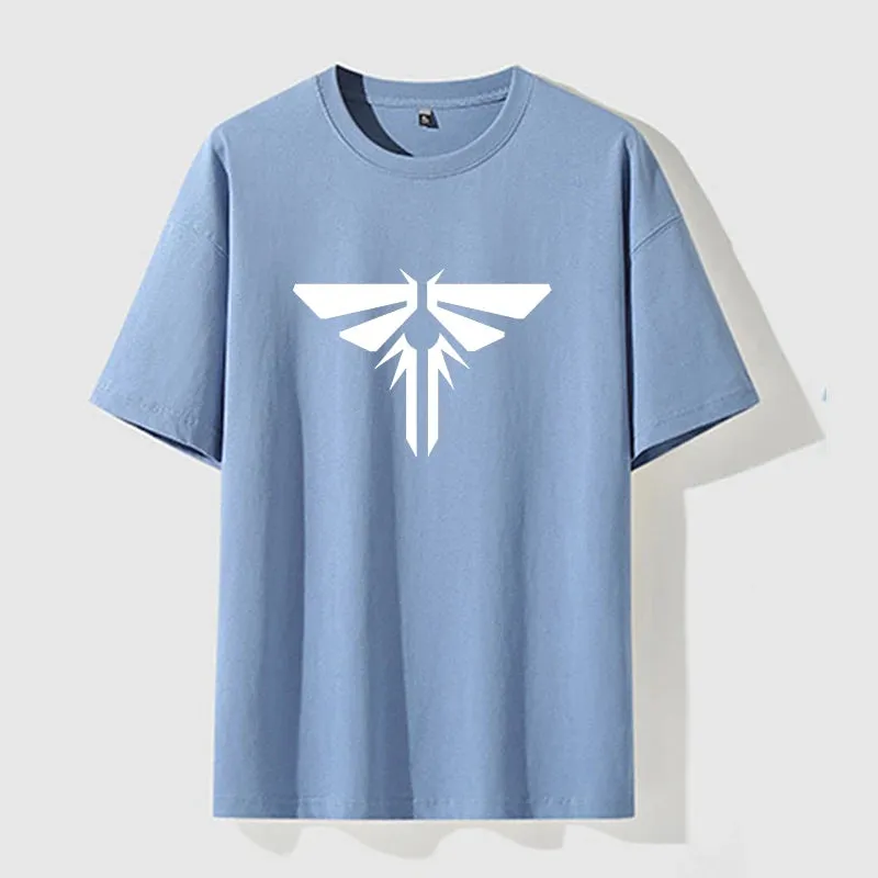 The Last of Us Part 2 Cotton Men's T-shirt Shorts Set Breathable Casual T shirt Running Set Boys Harajuku Male Streetwear Tops