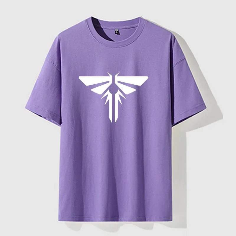 The Last of Us Part 2 Cotton Men's T-shirt Shorts Set Breathable Casual T shirt Running Set Boys Harajuku Male Streetwear Tops