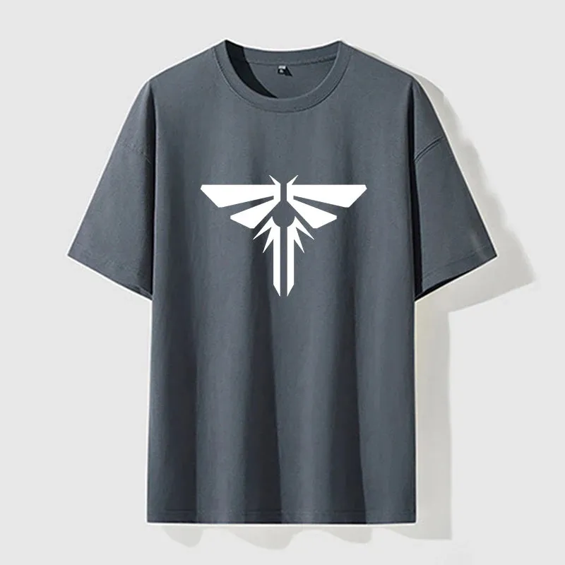 The Last of Us Part 2 Cotton Men's T-shirt Shorts Set Breathable Casual T shirt Running Set Boys Harajuku Male Streetwear Tops