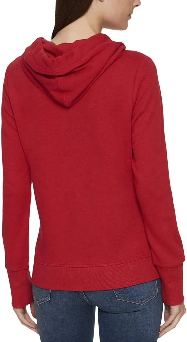 Tommy Hilfiger Women's Zip-up Hoodie  Classic Sweatshirt With Drawstrings and Hood