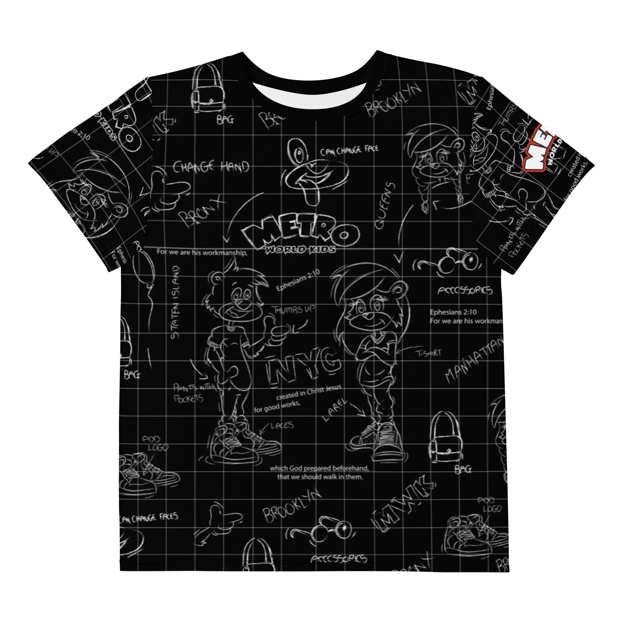 Youth crew neck t-shirt